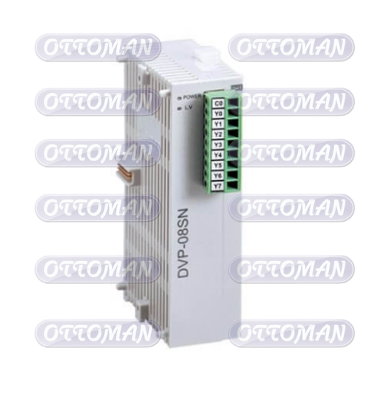 DELTA DVP08SN11T 24VDC 8 Tristör Çıkışlı PLC Genişleme Modülü